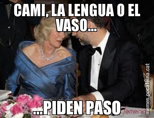 CAMI, LA LENGUA O EL VASO... ...PIDEN PASO