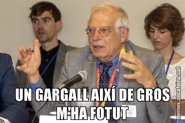 UN GARGALL AIXÍ DE GROS M'HA FOTUT
