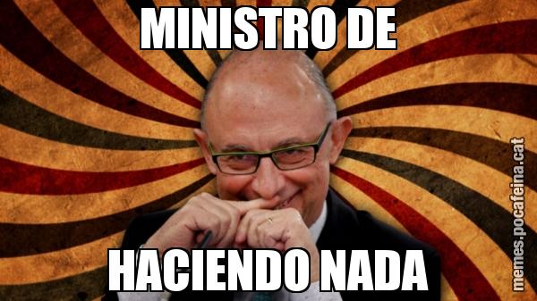 MINISTRO DE HACIENDO NADA