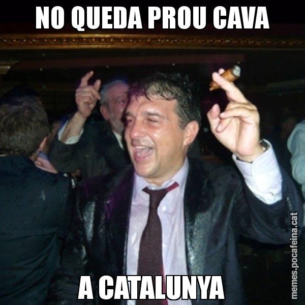 NO QUEDA PROU CAVA A CATALUNYA - Laporta de Festa