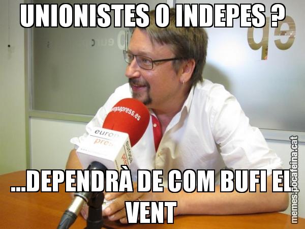 UNIONISTES O INDEPES ? ...DEPENDRÀ DE COM BUFI EL VENT