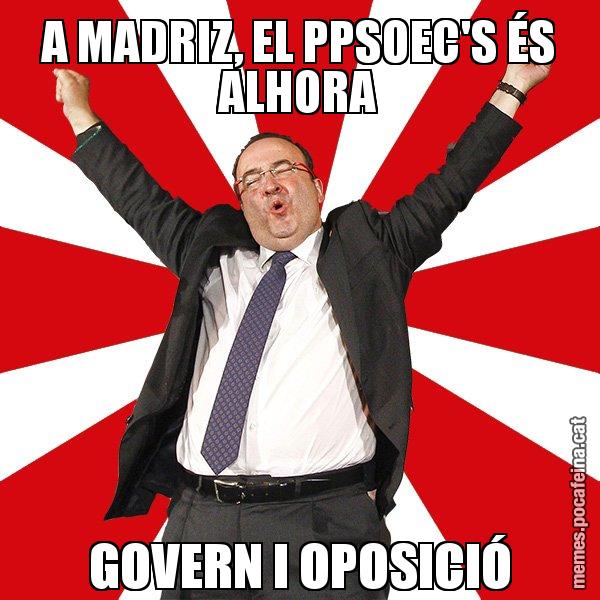 A MADRIZ, EL PPSOEC'S ÉS ALHORA GOVERN I OPOSICIÓ - Miquel Iceta - 27S