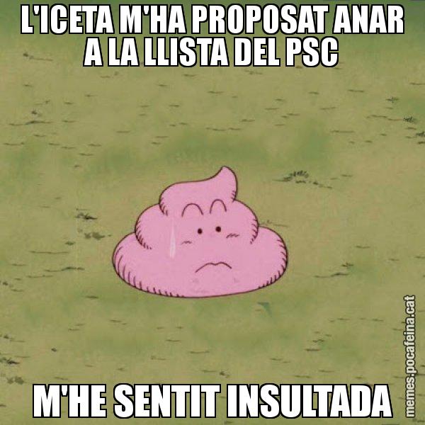 L'ICETA M'HA PROPOSAT ANAR A LA LLISTA DEL PSC M'HE SENTIT INSULTADA - Caca