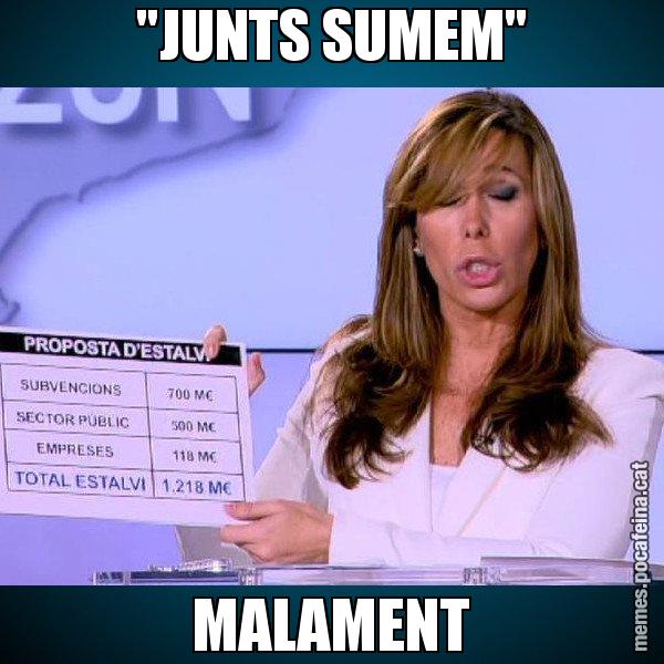 "JUNTS SUMEM" MALAMENT - Alícia Paper i Suma