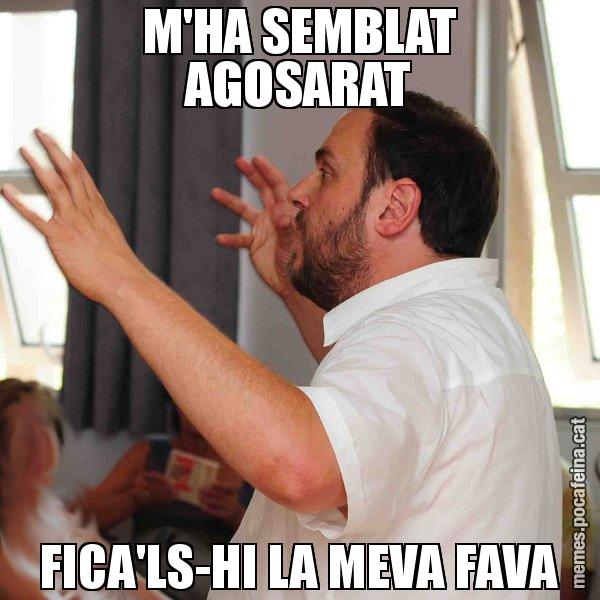 M'HA SEMBLAT AGOSARAT FICA'LS-HI LA MEVA FAVA - Oriol Junqueras