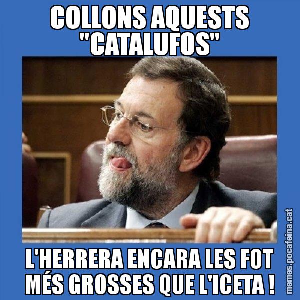 COLLONS AQUESTS "CATALUFOS" L'HERRERA ENCARA LES FOT MÉS GROSSES QUE L'ICETA ! - Mmmmmariano Rajoy