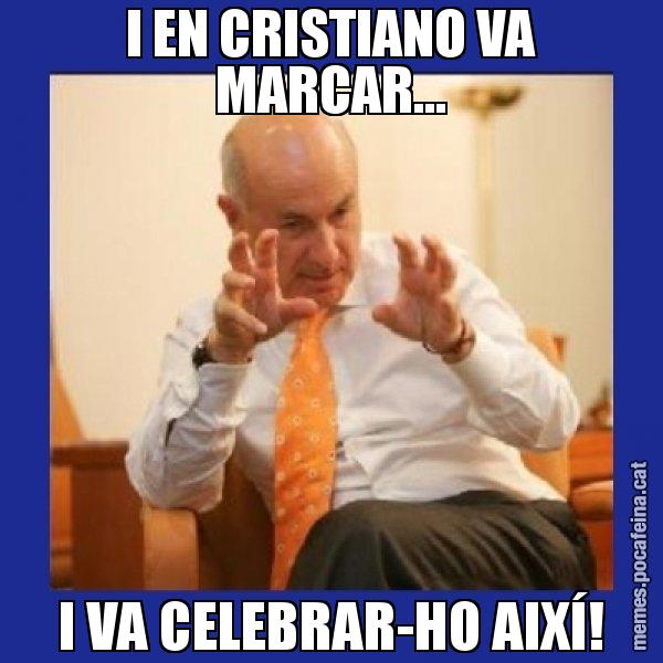 I EN CRISTIANO VA MARCAR... I VA CELEBRAR-HO AIXÍ! - Duran i Lleida