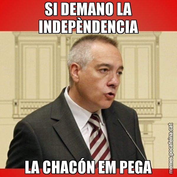 SI DEMANO LA INDEPÈNDENCIA LA CHACÓN EM PEGA - Pere Navarro
