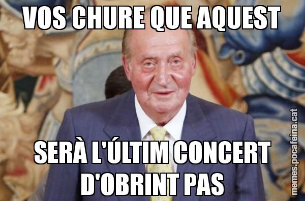 VOS CHURE QUE AQUEST SERÀ L'ÚLTIM CONCERT D'OBRINT PAS