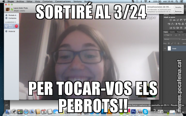 SORTIRÉ AL 3/24  PER TOCAR-VOS ELS PEBROTS!!