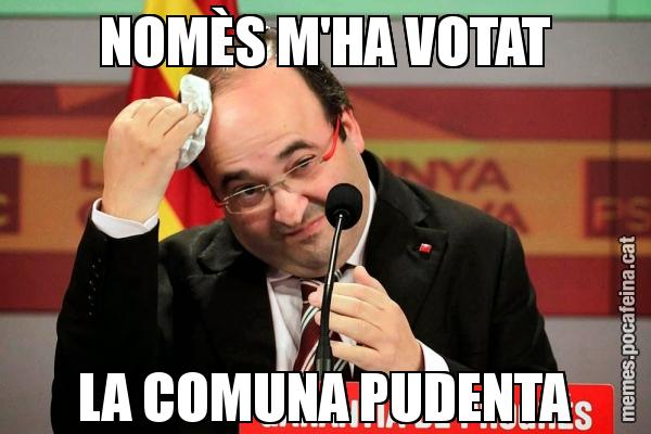 NOMÈS M'HA VOTAT LA COMUNA PUDENTA