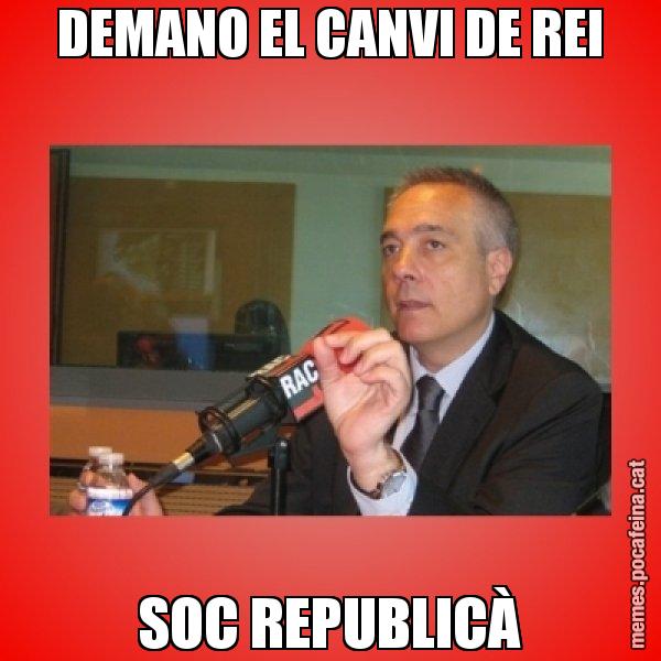 DEMANO EL CANVI DE REI SOC REPUBLICÀ - Pere Navarro Titoleta