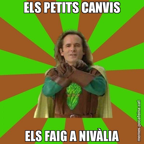 ELS PETITS CANVIS ELS FAIG A NIVÀLIA - Capità Enciam