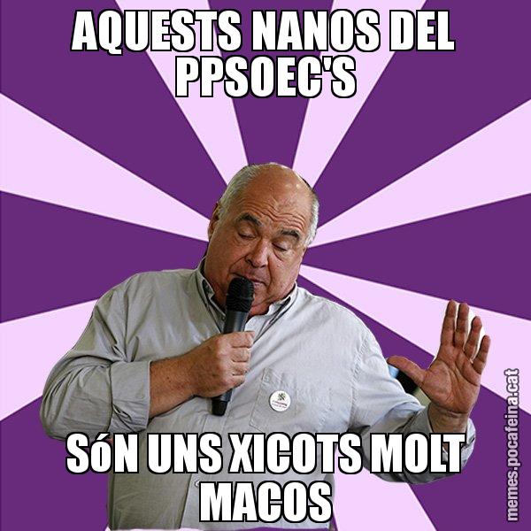AQUESTS NANOS DEL PPSOEC'S SóN UNS XICOTS MOLT MACOS - Lluís Rabell - 27S