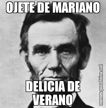 OJETE DE MARIANO DELICIA DE VERANO