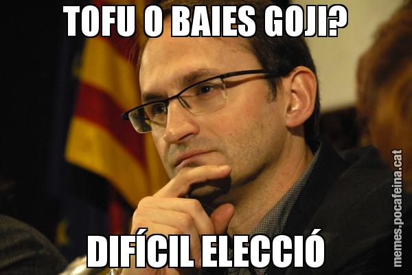 TOFU O BAIES GOJI? DIFÍCIL ELECCIÓ