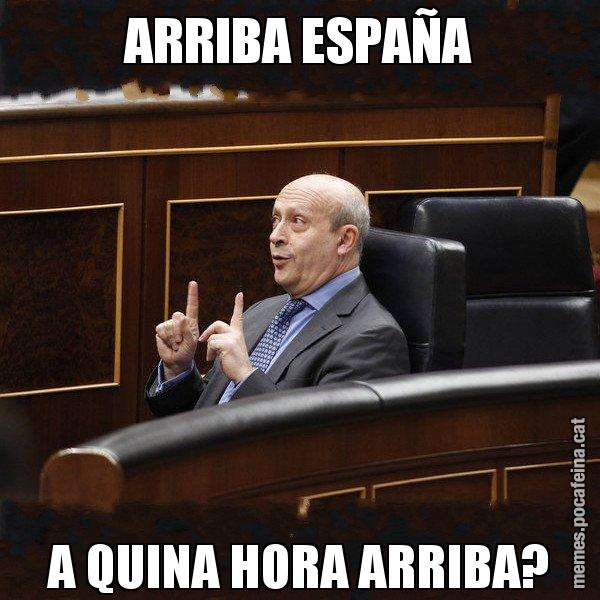 ARRIBA ESPAÑA A QUINA HORA ARRIBA? - Ministre Wert