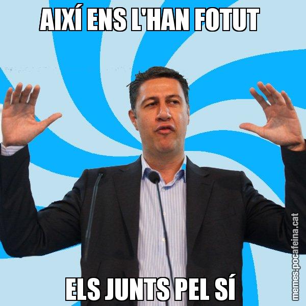 AIXÍ ENS L'HAN FOTUT  ELS JUNTS PEL SÍ - Xavier García Albiol - 27S