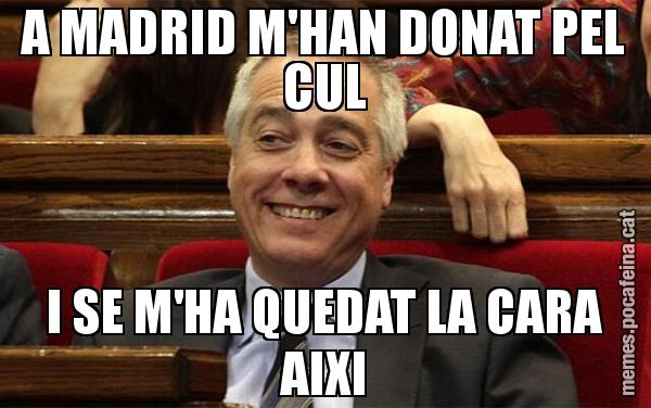 A MADRID M'HAN DONAT PEL CUL I SE M'HA QUEDAT LA CARA AIXI