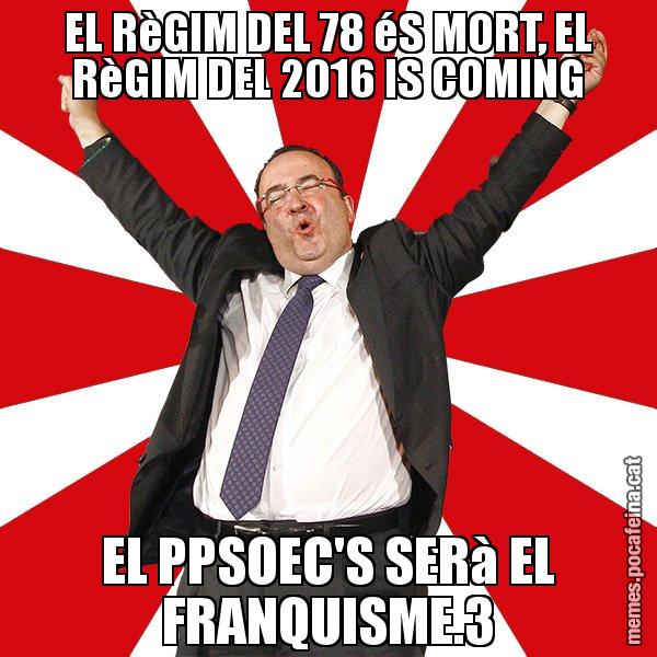 EL RèGIM DEL 78 éS MORT, EL RèGIM DEL 2016 IS COMING EL PPSOEC'S SERà EL FRANQUISME.3 - Miquel Iceta - 27S