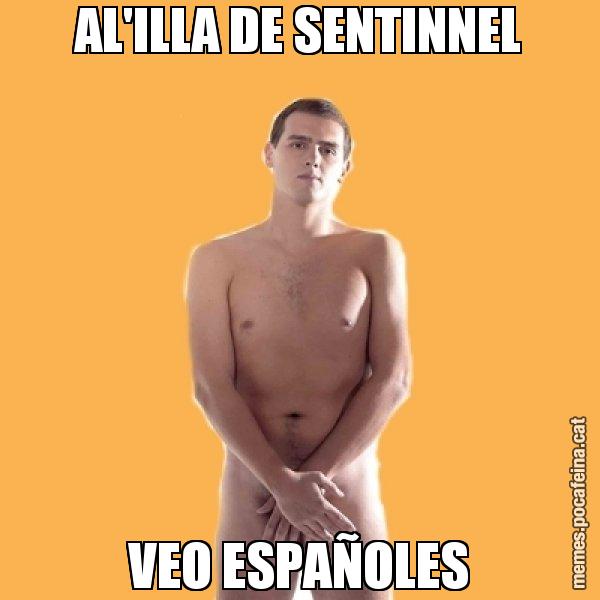 AL'ILLA DE SENTINNEL VEO ESPAÑOLES - Albert Rivera