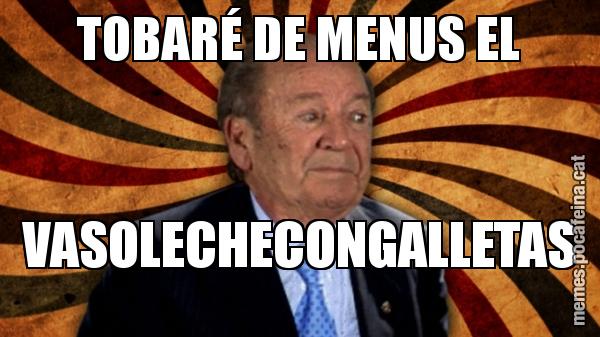 TOBARÉ DE MENUS EL VASOLECHECONGALLETAS
