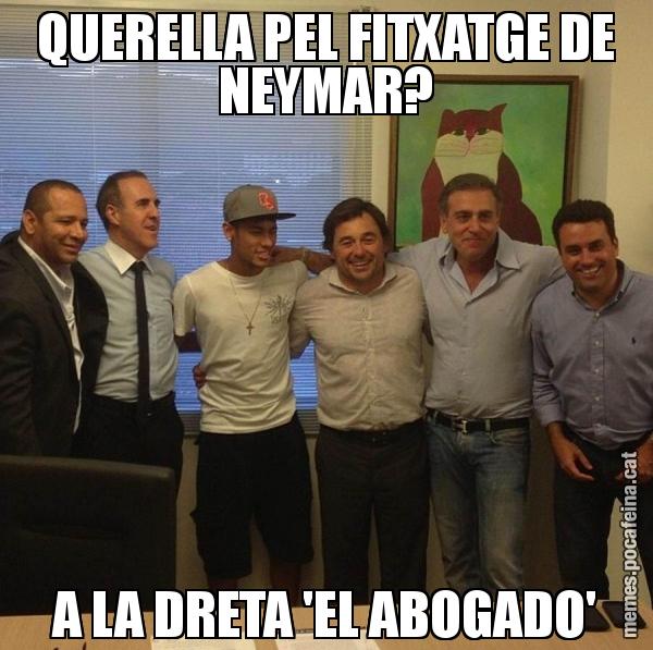 QUERELLA PEL FITXATGE DE NEYMAR? A LA DRETA 'EL ABOGADO'
