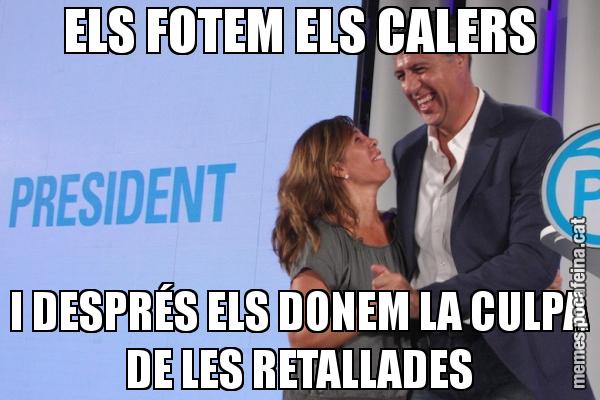ELS FOTEM ELS CALERS I DESPRÉS ELS DONEM LA CULPA DE LES RETALLADES