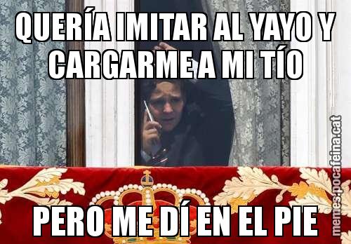 QUERÍA IMITAR AL YAYO Y CARGARME A MI TÍO PERO ME DÍ EN EL PIE