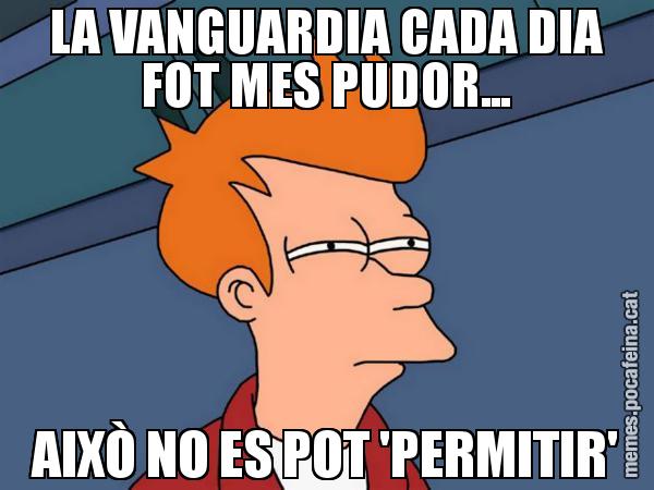 LA VANGUARDIA CADA DIA FOT MES PUDOR... AIXÒ NO ES POT 'PERMITIR' - Futurama Fry