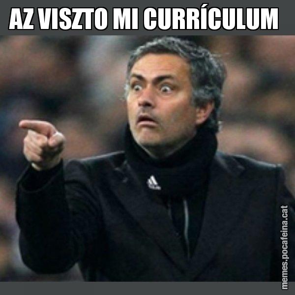 AZ VISZTO MI CURRÍCULUM - Mourinho