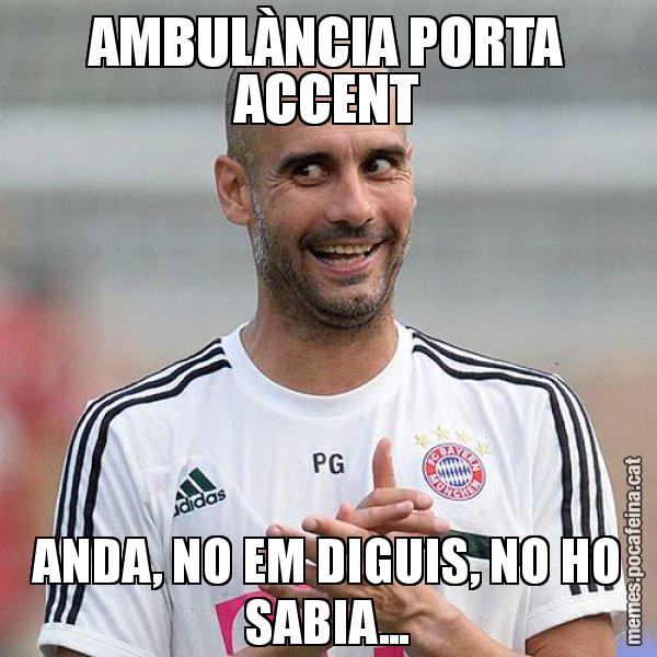 AMBULÀNCIA PORTA ACCENT ANDA, NO EM DIGUIS, NO HO SABIA... - Guardiola Boig