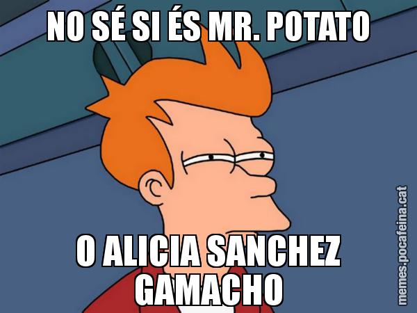 NO SÉ SI ÉS MR. POTATO O ALICIA SANCHEZ GAMACHO - Futurama Fry