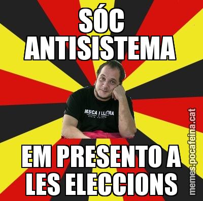 SÓC ANTISISTEMA EM PRESENTO A LES ELECCIONS - David Fernàndez