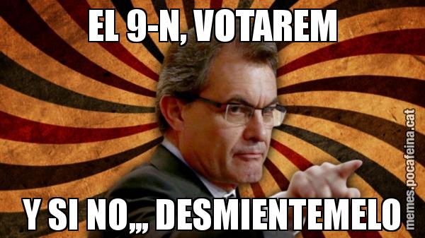 EL 9-N, VOTAREM Y SI NO,,, DESMIENTEMELO