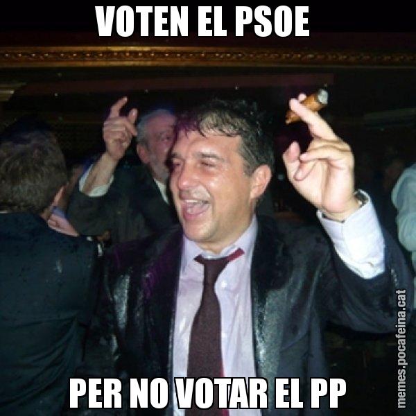VOTEN EL PSOE  PER NO VOTAR EL PP - Laporta de Festa