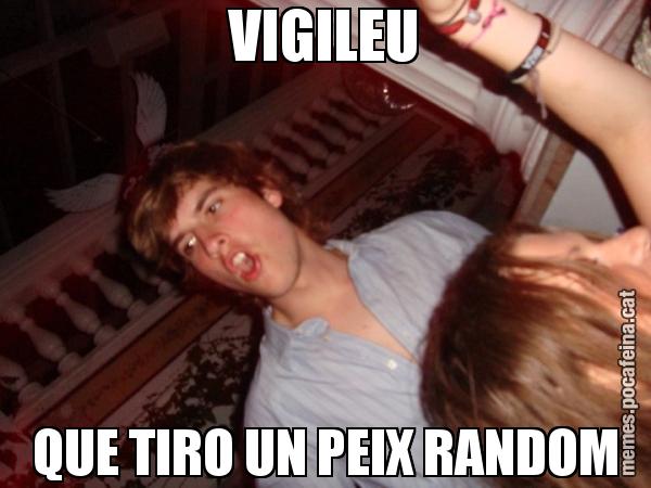 VIGILEU QUE TIRO UN PEIX RANDOM