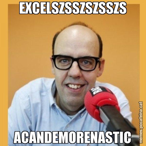 EXCELSZSSZSZSSZS ACANDEMORENASTIC - Jordi Basté