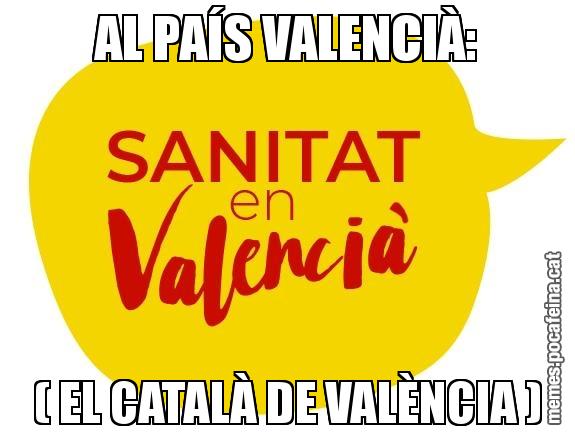 AL PAÍS VALENCIÀ: ( EL CATALÀ DE VALÈNCIA )