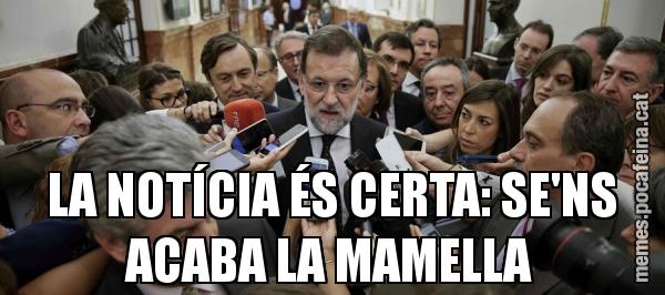 LA NOTÍCIA ÉS CERTA: SE'NS ACABA LA MAMELLA