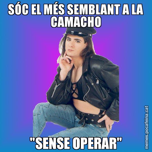 SÓC EL MÉS SEMBLANT A LA CAMACHO "SENSE OPERAR" - Josmar