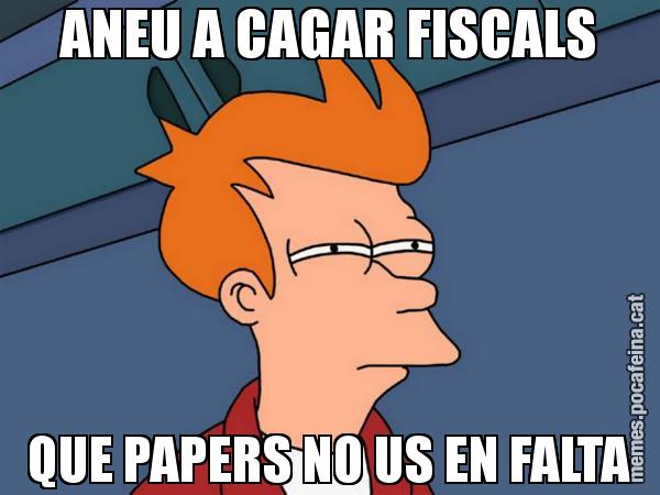 ANEU A CAGAR FISCALS QUE PAPERS NO US EN FALTA - Futurama Fry
