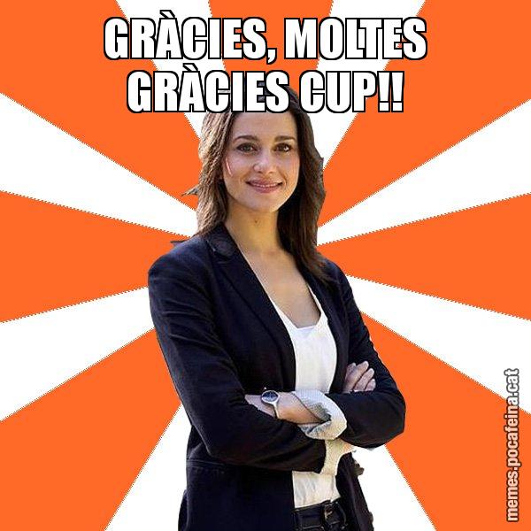 GRÀCIES, MOLTES GRÀCIES CUP!! - Inés Arrimadas - 27S