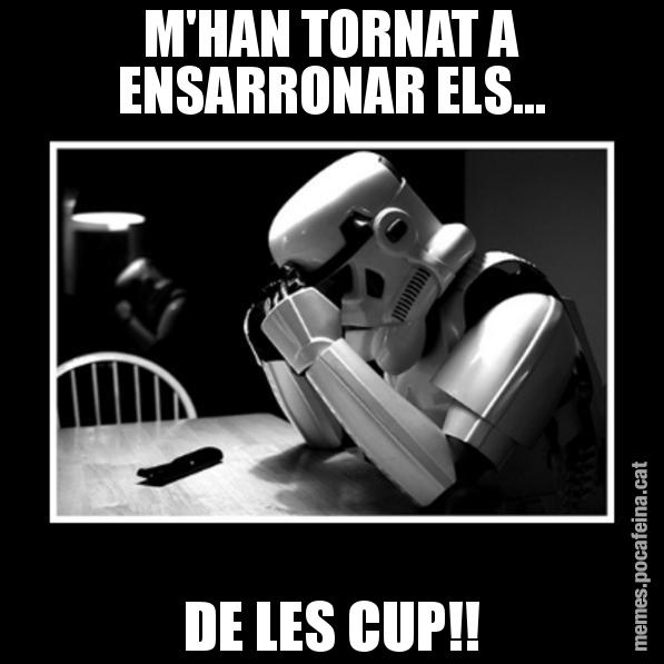 M'HAN TORNAT A ENSARRONAR ELS... DE LES CUP!! - Sad Trooper