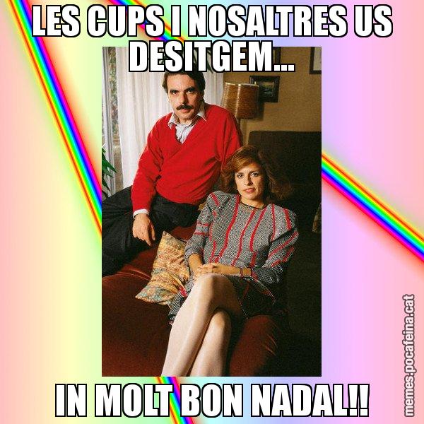 LES CUPS I NOSALTRES US DESITGEM... IN MOLT BON NADAL!! - La Familia Ansar