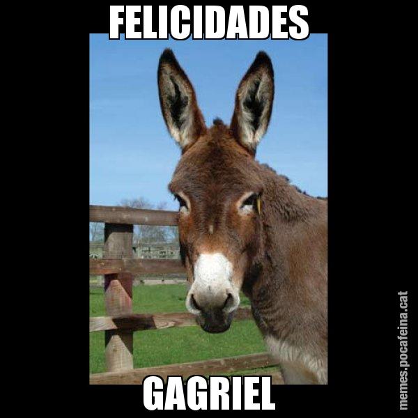 FELICIDADES GAGRIEL - El burro Català