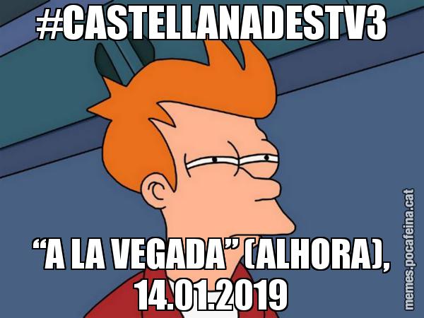 #CASTELLANADESTV3 “A LA VEGADA” (ALHORA), 14.01.2019 - Futurama Fry
