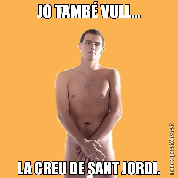 JO TAMBÉ VULL... LA CREU DE SANT JORDI. - Albert Rivera