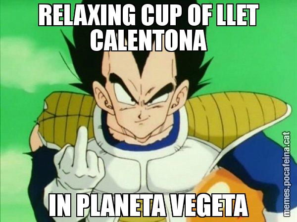 RELAXING CUP OF LLET CALENTONA IN PLANETA VEGETA - Vegeta