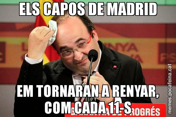 ELS CAPOS DE MADRID EM TORNARAN A RENYAR, COM CADA 11-S